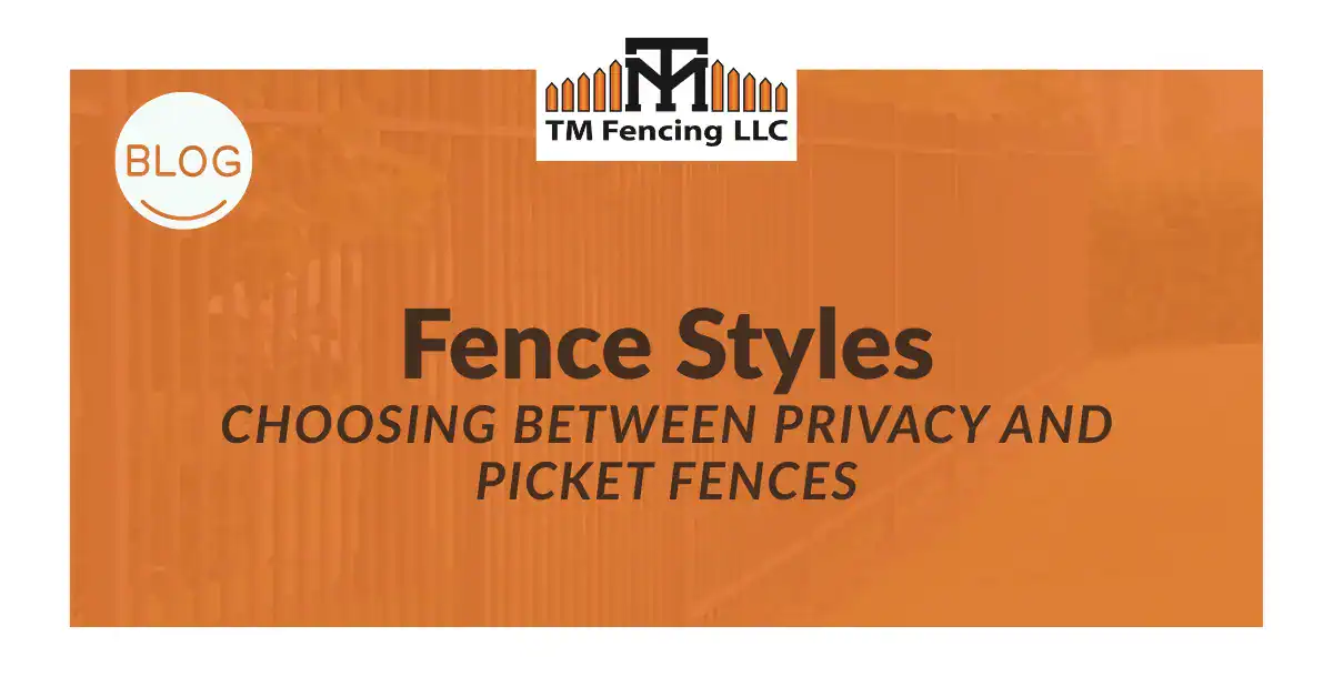 privacy fence vs picket fence